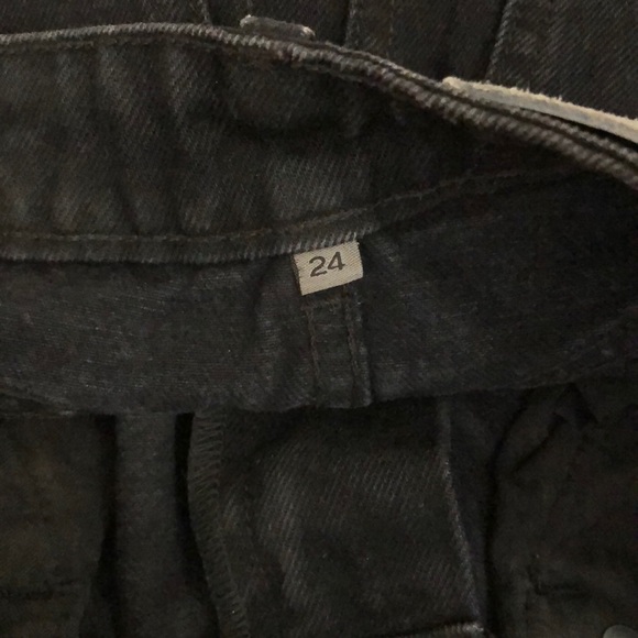 NWOT Carmar LF Black Red Side Stripe Denim Skirt - Picture 3 of 4